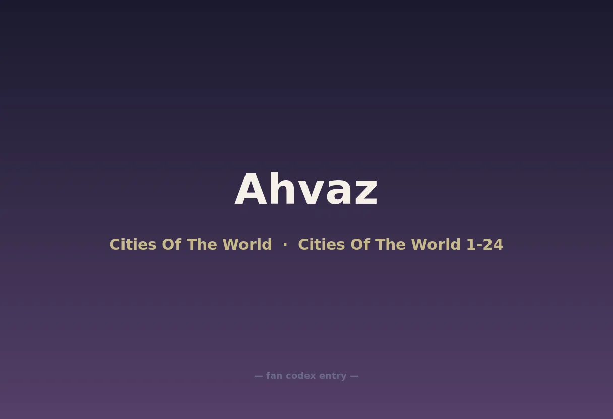 Ahvaz