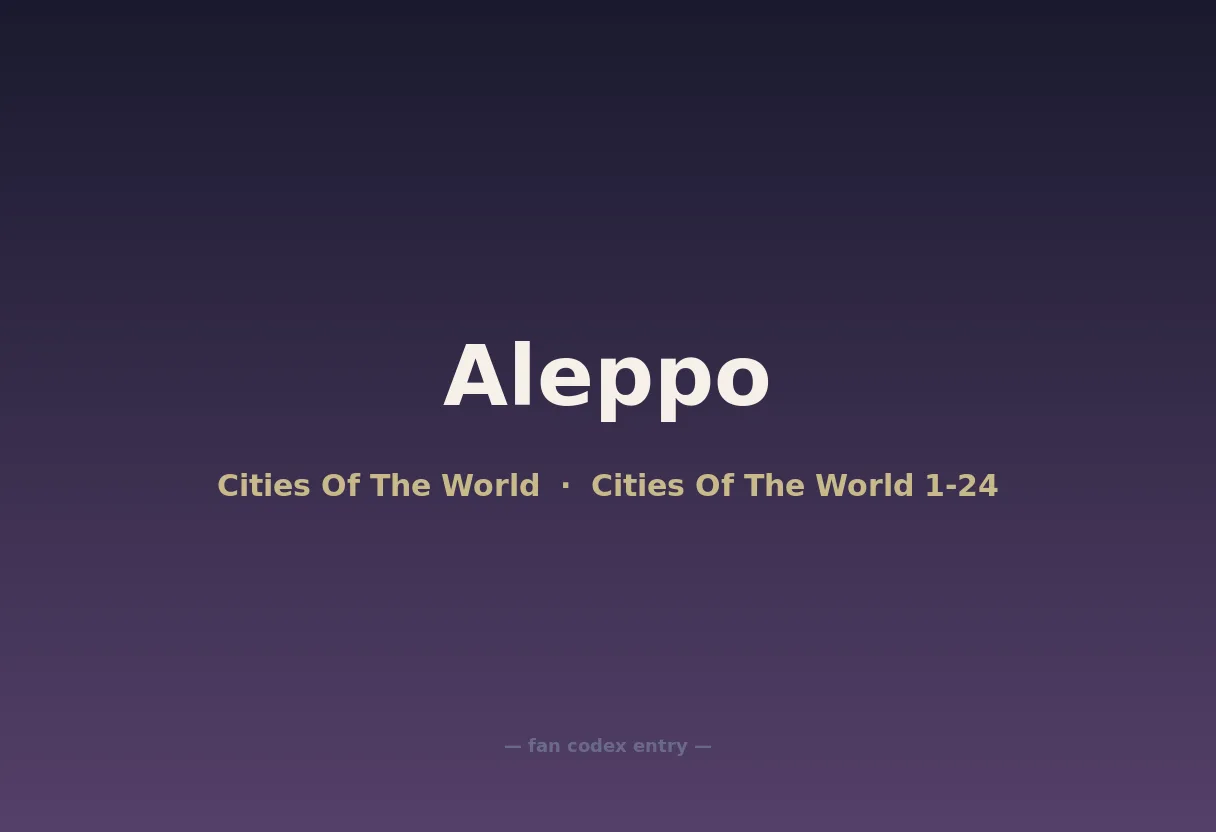 Aleppo